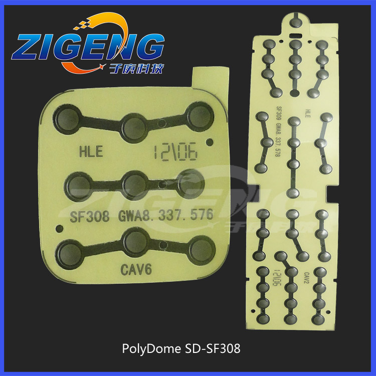 SD-SF308PolyDome薄膜按键，聚酯薄膜线路线路开关