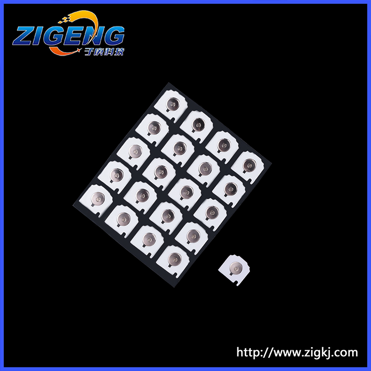 锅仔片贴纸12mmx10mm,1KEY锅仔片点胶加高按键,白色贴纸带出气槽
